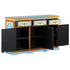 L' Orientaliste -  Hand Painted Sideboard 120x35x76 cm Solid Mango Wood